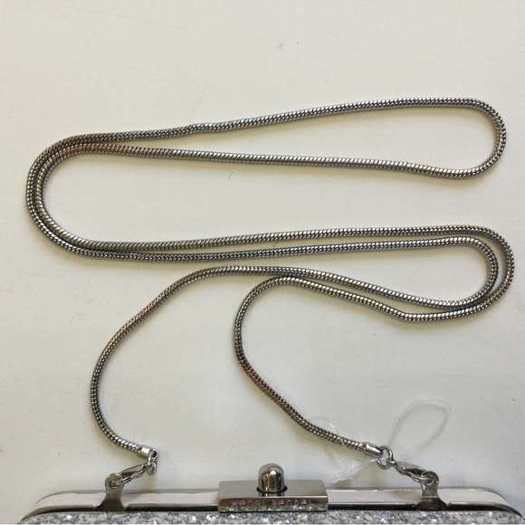 Henri Bendel Glitter Croc Embossed Clutch - Picture 5 of 11